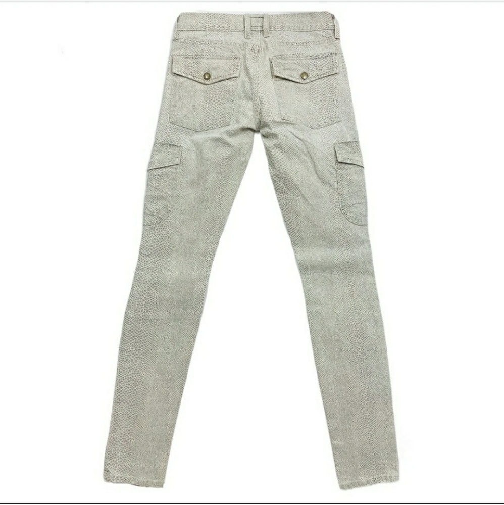 Current/Elliott Python Print Cargo Pocket Skinny - image 2